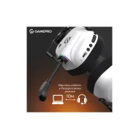 Навушники GamePro Genesis Mercury Pro 3-Mode White (HSW120W) - Зображення 9
