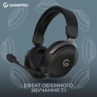 Навушники GamePro Asgard Freya Pro Wireless Black (HSW201B) - 5