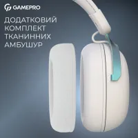 Навушники GamePro Asgard Freya Pro Wireless White/Blue (HSW201WB) - 11