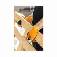 Захисні рукавиці Hoegert LYCK HT5K769-10 утеплені з спіненим латексом помаранчеві, 10 (HT5K769-10) - Image 2