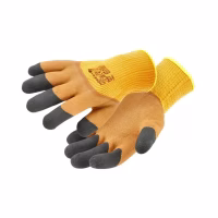 Захисні рукавиці Hoegert LYCK HT5K769-10 утеплені з спіненим латексом помаранчеві, 10 (HT5K769-10) - Image 1