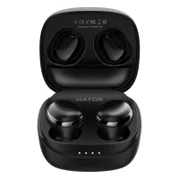 Навушники Hator Hyреrpunk Truedots SyncHUB Black (HTA411) - 1