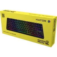 Клавіатура Hator Rockfall 2 Mecha TKL Orange USB Black (HTK-520) - 6