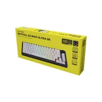 Клавіатура Hator Skyfall 65 MAG ULTRA 8K Aurum Ice RGB USB UA Black/White (HTK1860UA) - Зображення 7