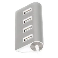 Концентратор Maxxter USB 2.0 Type-A 4 ports silver (HU2A-4P-01) - 3