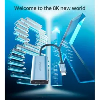 Перехідник USB-C to HDMI 8K 60 Hz Choetech (HUB-H16-GY) - 8