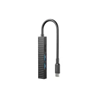 Концентратор XO USB-C 4-in-1 порти XO HUB014B.black (HUB014B.black) - 1