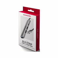 Концентратор AXAGON USB-C to 1xUSB-A 5Gbps + 2xUSB-A 480Mbps + 1xUSB-C 480Mbps 0.12m aluminum (HUE-STC) - Image 2