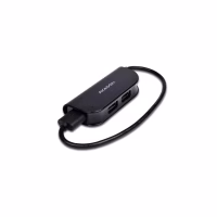 Концентратор AXAGON USB 2.0 to 4xUSB 2.0 0.2m black (HUE-X4B) - Image 3
