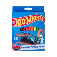 Фломастеры Kite Hot Wheels 12 цветов (HW24-447) - Изображение 1