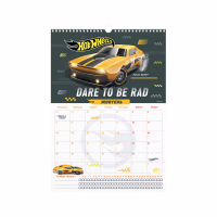 Календар Kite планер настінний Hot Wheels 2026 рік (HW26-440) - Image 11