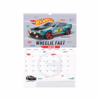 Календар Kite планер настінний Hot Wheels 2026 рік (HW26-440) - Image 3