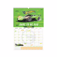 Календар Kite планер настінний Hot Wheels 2026 рік (HW26-440) - Image 6