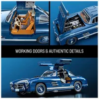 Конструктор Hot Wheels Brick Shop Mercedes-Benz 300 SL 1600 деталей (HWW25) - 5