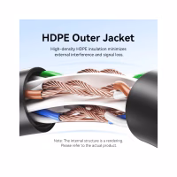 Патч-корд 1.5м, UTP cat 6 RJ-45 black Vention (IBEBG) - Image 6