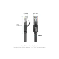 Патч-корд 3м, UTP cat 6 RJ-45 black Vention (IBEBI) - Изображение 10