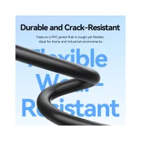 Патч-корд 10м, UTP cat 6 RJ-45 black Vention (IBEBL) - Изображение 8