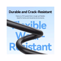 Патч-корд 15м, UTP cat 6 RJ-45 black Vention (IBEBN) - Image 8