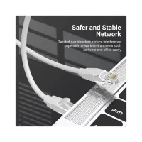 Патч-корд 1.5м, UTP cat 6 RJ-45 gray Vention (IBEHG) - Изображение 4
