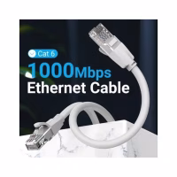 Патч-корд 3м, UTP cat 6 RJ-45 gray Vention (IBEHI) - Image 2