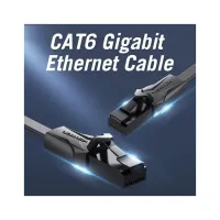 Патч-корд 0.5м, UTP cat 6 RJ-45 black Vention (IBJBD) - Изображение 2