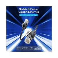 Патч-корд 3м, UTP cat 6 RJ-45 black Vention (IBNBI) - Изображение 2