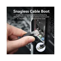 Патч-корд 3м, UTP cat 6 RJ-45 black Vention (IBNBI) - Изображение 7