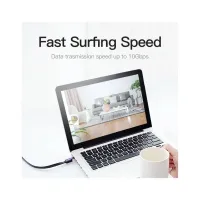 Патч-корд 1м, FTP cat 7 RJ-45 black Vention (ICABF) - Зображення 7