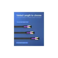 Патч-корд 3м, FTP cat 7 RJ-45 black Vention (ICABI) - Изображение 4