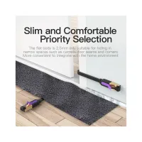 Патч-корд 5м, FTP cat 7 RJ-45 black Vention (ICABJ) - Изображение 5