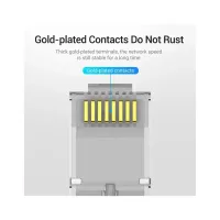 Конектор RJ45 FTP Cat.6 Modular 10 шт. Vention (IDFR0-10) - Зображення 6