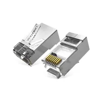 Конектор RJ45 FTP Cat.6 Modular 10 шт. Vention (IDFR0-10) - Зображення 1