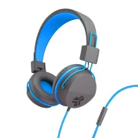 Навушники Jlab JBuddies Studio Kids Wired Graphite/Blue (IEUHJKSTUDIORGRYBLU6) - 1