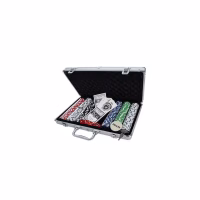 Настольная игра Johnshen Sports Покерный набор 300 фишек по 11,5 г (алюминиевый кейс) (IG-2114) - Image 1