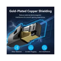 Патч-корд 1.5м, S/FTP cat 8 RJ-45 black Vention (IKABG) - Изображение 9