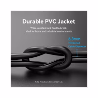 Патч-корд 8м, S/FTP cat 8 RJ-45 black Vention (IKABK) - Image 10