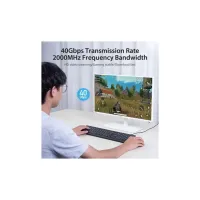 Патч-корд 10м, S/FTP cat 8 RJ-45 black Vention (IKABL) - Зображення 8