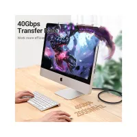 Патч-корд 5м, S/FTP cat 8 RJ-45 COPPER black Vention (IKGBJ) - Изображение 3