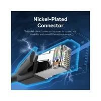 Патч-корд 1м, S/FTP cat 8 RJ-45 black Vention (IKKBF) - Изображение 7