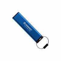 USB флеш накопитель Kingston 128GB IronKey Keypad 200 Type-C Encrypted Blue USB 3.2 (IKKP200C/128GB) - Image 2