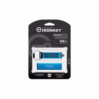 USB флеш накопитель Kingston 128GB IronKey Keypad 200 Type-C Encrypted Blue USB 3.2 (IKKP200C/128GB) - Image 6