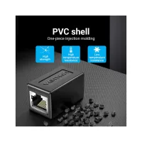 Зрощувач UTP 1+1 RJ45 cat 6e, Black Vention (IPVB0) - Зображення 2