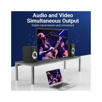 Зрощувач UTP 1+1 RJ45 cat 6e, Black Vention (IPVB0) - Зображення 5