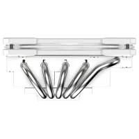 Кулер до процесора ID-Cooling IS-55 ARGB White - 4