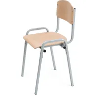 Шкільний стілець Sector ISO розбірний сірий (ISO -М Grey) - 2