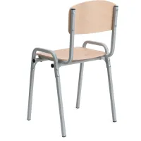 Шкільний стілець Sector ISO розбірний сірий (ISO -М Grey) - 4