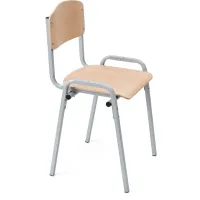 Шкільний стілець Sector ISO розбірний сірий (ISO -М Grey) - 1