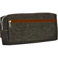 Пенал Cool For School 2 відділення Коричневий (J-2628-brown) - 2