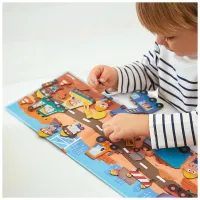 Розвиваюча іграшка Janod Магнітні історії Будівельний майданчик 30 елементів (J05454) - 8