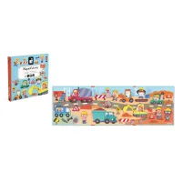 Розвиваюча іграшка Janod Магнітні історії Будівельний майданчик 30 елементів (J05454) - 1